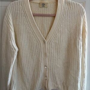 Wilfred Ivory Button-Up Cardigan
